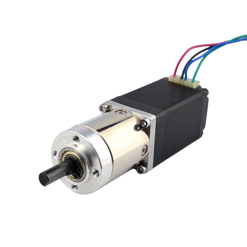 Nema 11 Stepper L=51mm met Achteras & Schroefgat & Overbrengingsverhouding 14:1 Versnellingsbak