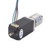 Nema 11 dubbele asstappenmotor bipolair L=51mm w/overbrengingsverhouding 14:1 planetaire tandwielkast 9,5mm lengte achteras