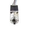 Nema 11 dubbele asstappenmotor bipolair L=51mm w/overbrengingsverhouding 14:1 planetaire tandwielkast 9,5mm lengte achteras