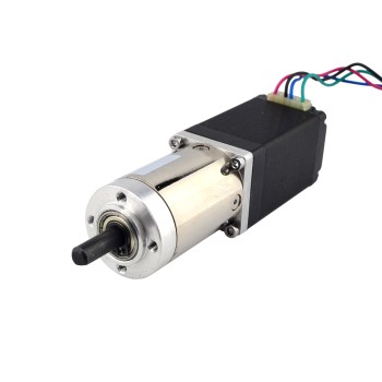 Nema 11 Stepper L=51mm met Achteras & Schroefgat & Versnelling 51:1 Tandwielkast