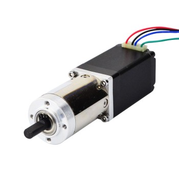 Nema 11 stappenmotor bipolair L=51mm 0,67A w/overbrengingsverhouding 100:1 planetaire tandwielkast