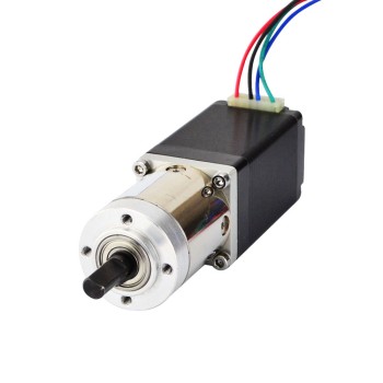 Nema 11 stappenmotor bipolair L=51mm met tandwielverhouding 27:1 planetaire tandwielkast