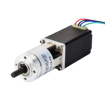 Nema 11 stappenmotor bipolair L=51mm w/versnelling 51:1 planetaire tandwielkast