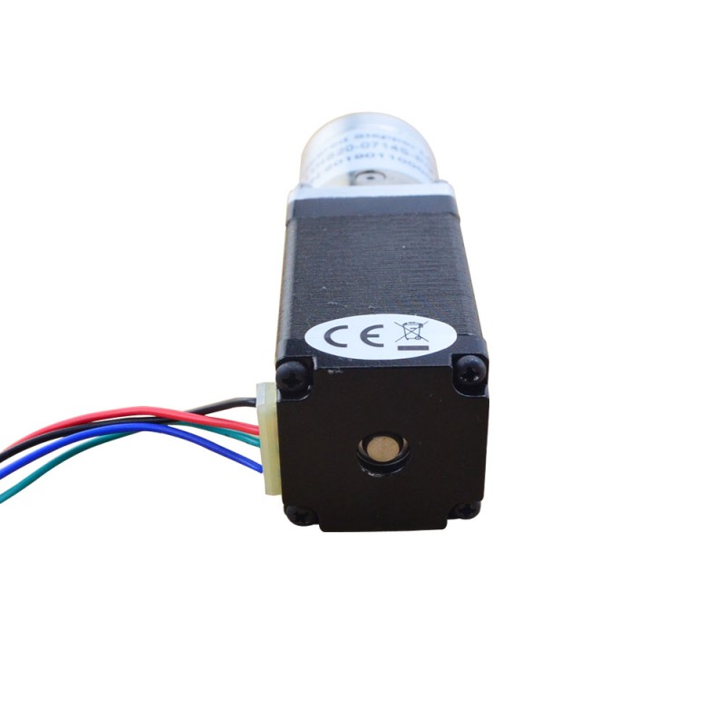 Nema 11 Stappenmotor 0,71A Bipolair L=51mm w/overbrengingsverhouding 14:1 Planetaire versnellingsbak