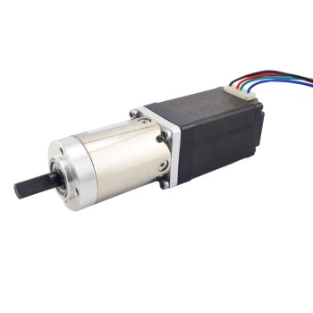 Nema 11 Stappenmotor 0,71A Bipolair L=51mm w/overbrengingsverhouding 50,9:1 Planetaire Tandwielkast