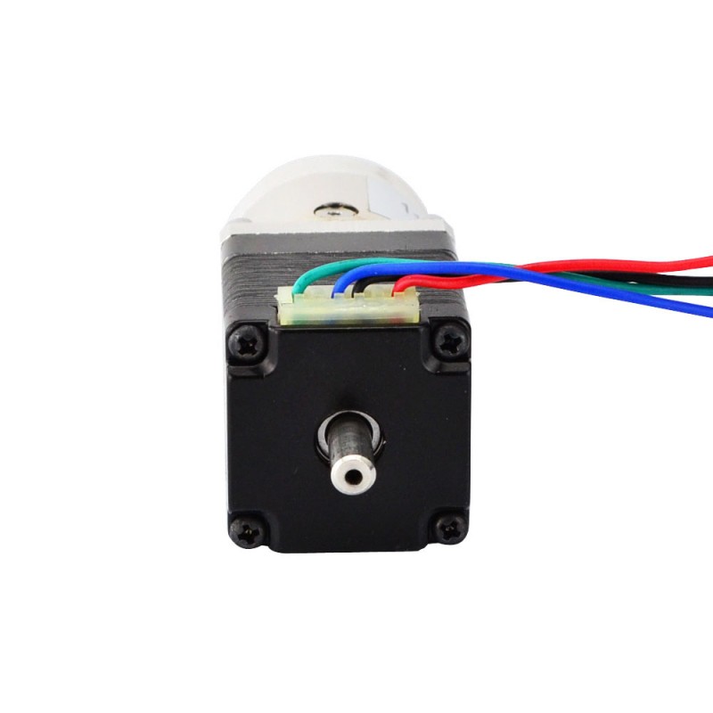Nema 11 Stepper L=31mm met achteras & overbrengingsverhouding 5:1 planetaire tandwielkast