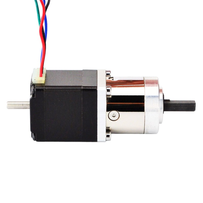 Nema 11 Stepper L=31mm met Achteras & Schroefgat & Overbrengingsverhouding 5:1 Versnellingsbak