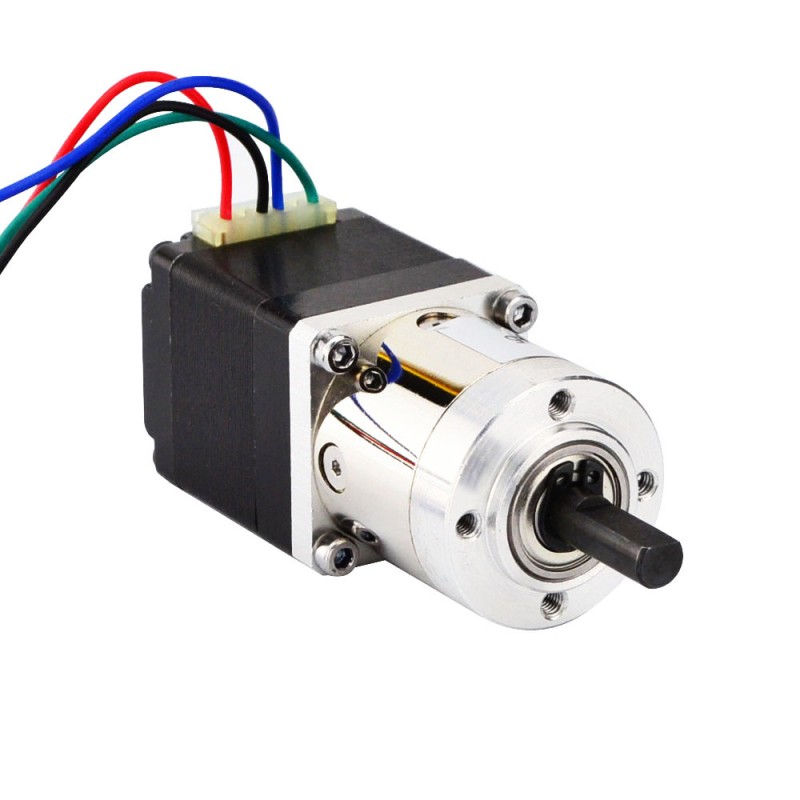 Nema 11 Stepper L=31mm met Achteras & Schroefgat & Overbrengingsverhouding 5:1 Versnellingsbak