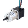 Nema 14 stappenmotor met planetaire versnellingsbak, overbrengingsverhouding 19:1 en magnetische encoder 1000PPR (4000CPR) - 14HS11-1004D-ME1K-PG19 | StepperOnline