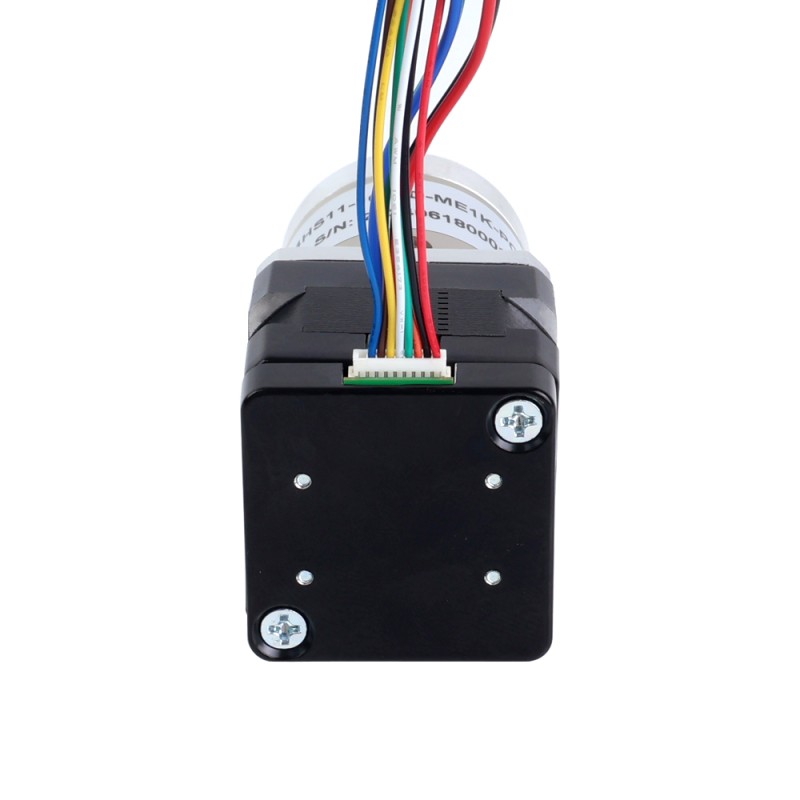Nema 14 stappenmotor met planetaire versnellingsbak, overbrengingsverhouding 19:1 en magnetische encoder 1000PPR (4000CPR) - 14HS11-1004D-ME1K-PG19 | StepperOnline