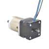 Nema 14 Dubbele As Stappenmotor Bipolair L=28mm w/overbrengingsverhouding 19:1 Planetaire Versnellingsbak 9,5mm Lengte Achteras