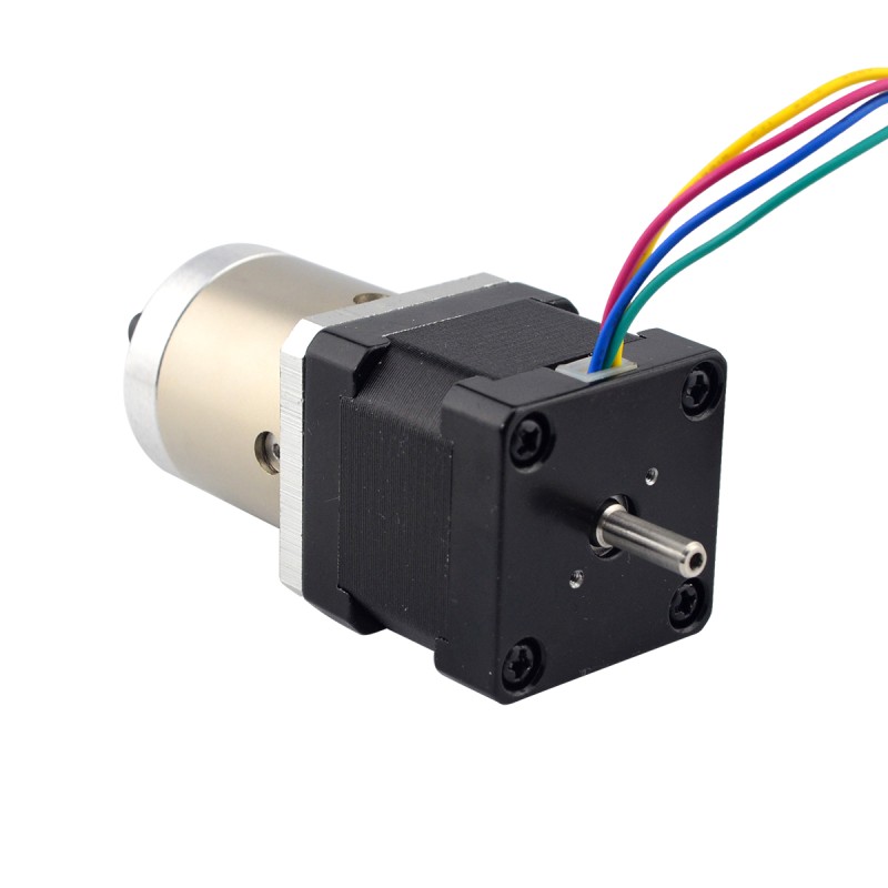 Nema 14 Stepper L=34mm met Achteras & Schroefgat & Overbrengingsverhouding 19:1 Versnellingsbak