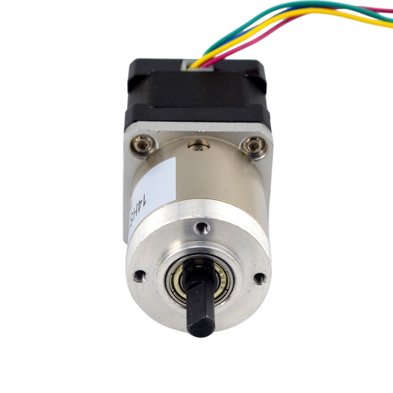 Nema 14 Stepper L=34mm met Achteras & Schroefgat & Overbrengingsverhouding 19:1 Versnellingsbak