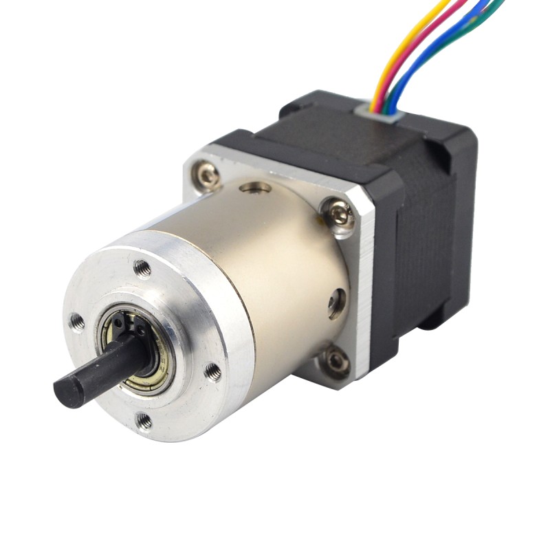 Nema 14 Stepper L=34mm met Achteras & Schroefgat & Overbrengingsverhouding 19:1 Versnellingsbak