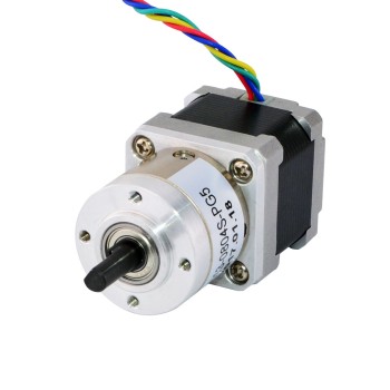 Nema 14 stappenmotor bipolair L=34mm w/versnelling 5:1 planetaire tandwielkast