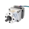 Nema 16 stappenmotor bipolair L=33mm met tandwielverhouding 5:1 planetaire tandwielkast