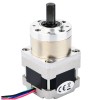 Nema 16 stappenmotor bipolair L=33mm met tandwielverhouding 5:1 planetaire tandwielkast