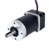 Nema 17 stappenmotor bipolair L=20,5mm met overbrengingsverhouding 100:1 planetaire versnellingsbak - 17HS08-1004S-HG100 | StepperOnline