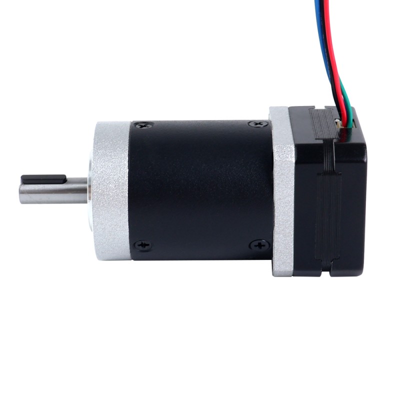 Nema 17 stappenmotor bipolair L=20,5mm met overbrengingsverhouding 100:1 planetaire versnellingsbak - 17HS08-1004S-HG100 | StepperOnline