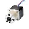Nema 17 stappenmotor bipolair L=33mm met tandwielverhouding 27:1 planetaire tandwielkast