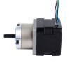 Nema 17 stappenmotor bipolair L=34mm w/overbrengingsverhouding 5:1 planetaire tandwielkast met 300mm kabel & connector
