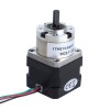 Nema 17 stappenmotor bipolair L=34mm w/overbrengingsverhouding 5:1 planetaire tandwielkast met 300mm kabel & connector