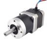 Nema 17 stappenmotor L=39mm overbrengingsverhouding 10:1 hoge precisie planetaire versnellingsbak
