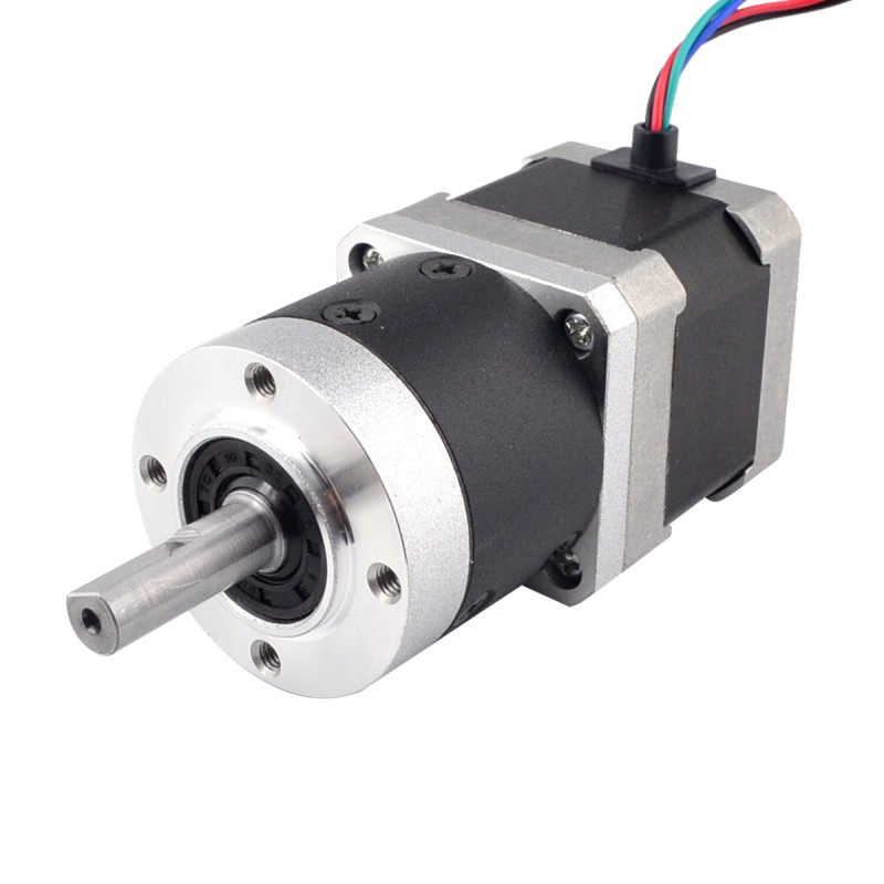 Nema 17 stappenmotor L=39mm overbrengingsverhouding 10:1 hoge precisie planetaire versnellingsbak