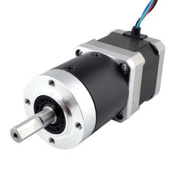 Nema 17 stappenmotor L=39mm overbrengingsverhouding 20:1 hoge precisie planetaire Tandwielkast