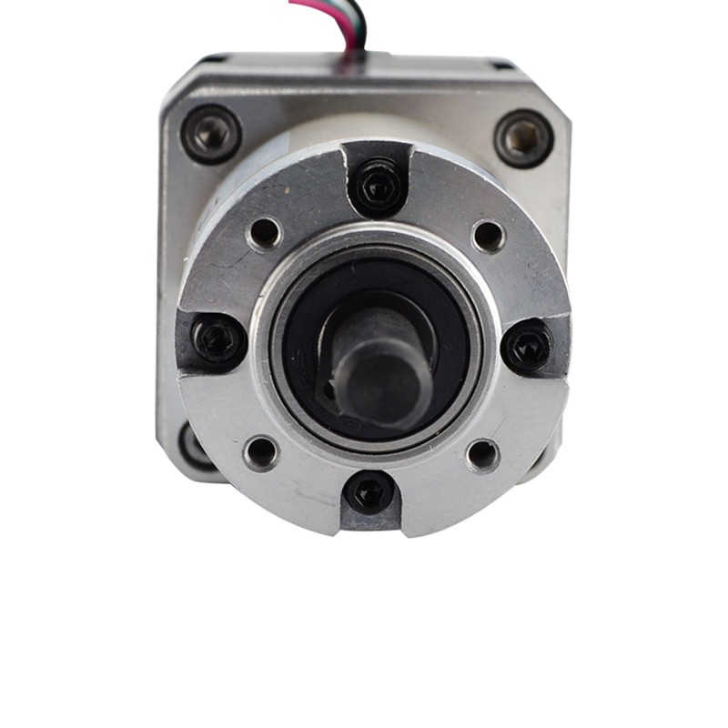 Nema 17 stappenmotor bipolair L=39mm w/overbrengingsverhouding 19:1 planetaire tandwielkast