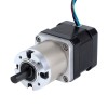 Nema 17 stappenmotor bipolair L=39mm w/overbrengingsverhouding 19:1 planetaire tandwielkast