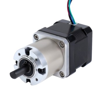 Nema 17 stappenmotor bipolair L=39mm w/overbrengingsverhouding 19:1 planetaire tandwielkast