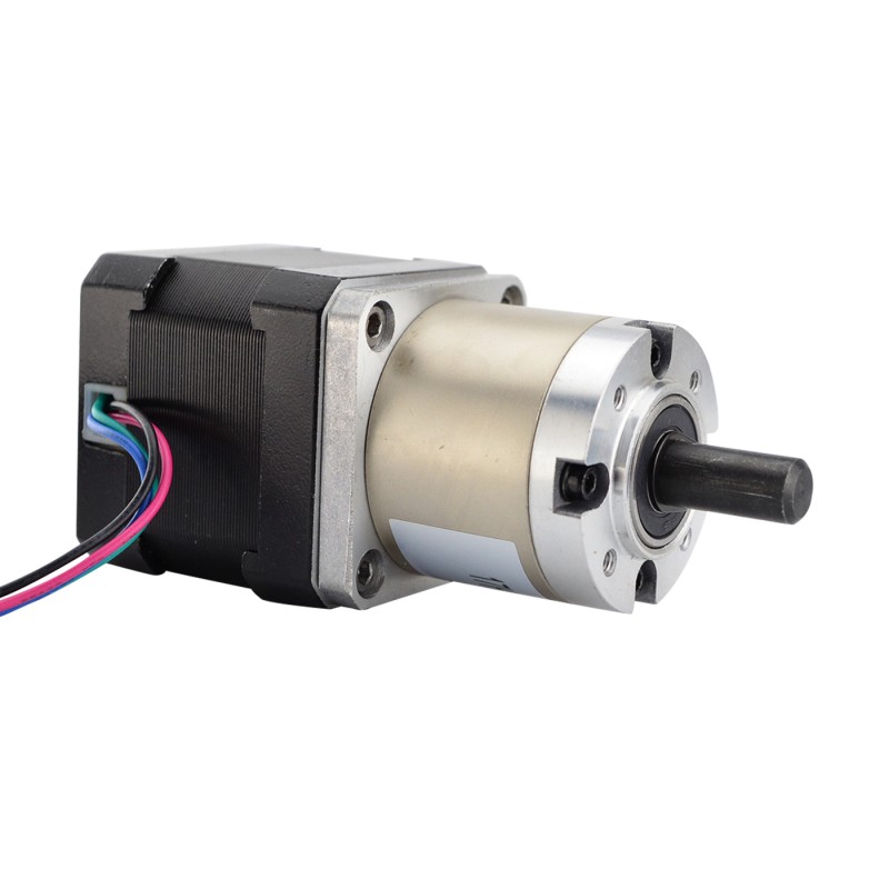 Nema 17 stappenmotor bipolair L=39mm w/overbrengingsverhouding 19:1 planetaire tandwielkast