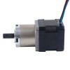 Nema 17 stappenmotor bipolair L=40mm met tandwielverhouding 27:1 planetaire tandwielkast