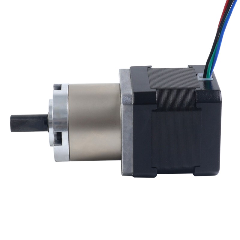 Nema 17 stappenmotor bipolair L=40mm met tandwielverhouding 27:1 planetaire tandwielkast