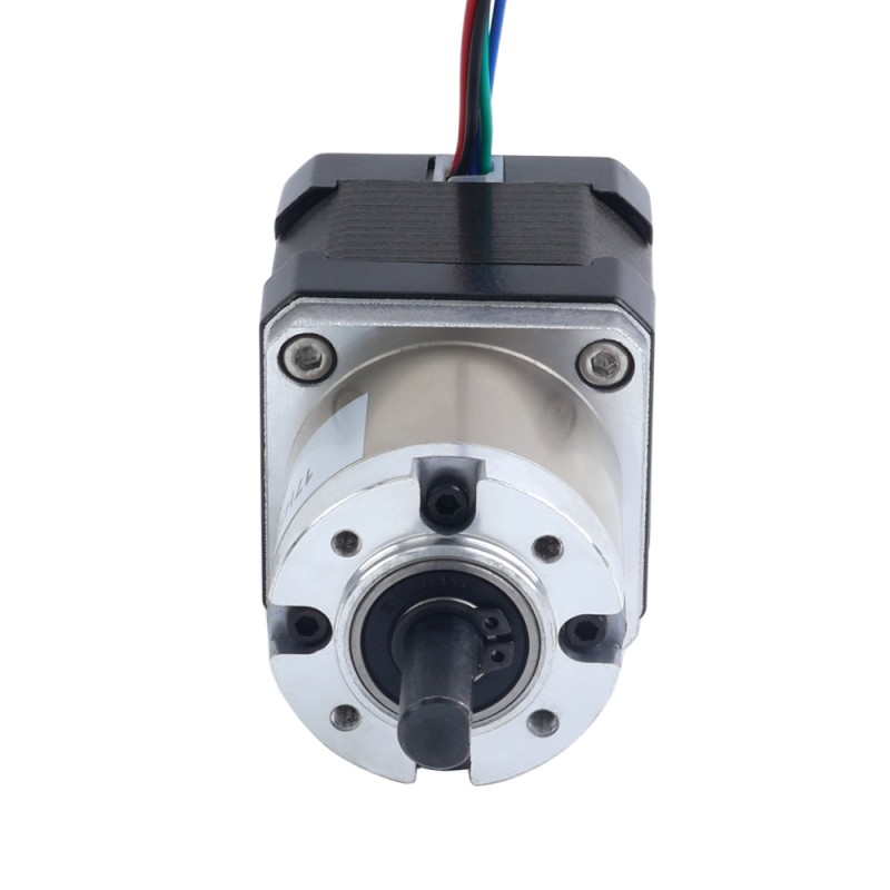 Nema 17 stappenmotor bipolair L=40mm met tandwielverhouding 27:1 planetaire tandwielkast