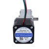 Nema 17 stappenmotor L=39mm 1,68A overbrengingsverhouding 40:1 vierkante wormwielkast - 17HS15-1684S-WG40 | StepperOnline