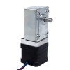 Nema 17 stappenmotor L=39mm 1,68A overbrengingsverhouding 40:1 vierkante wormwielkast - 17HS15-1684S-WG40 | StepperOnline