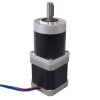 Nema 17 stappenmotor L=48mm overbrengingsverhouding 20:1 hoge precisie planetaire versnellingsbak