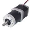 Nema 17 stappenmotor L=48mm overbrengingsverhouding 20:1 hoge precisie planetaire versnellingsbak