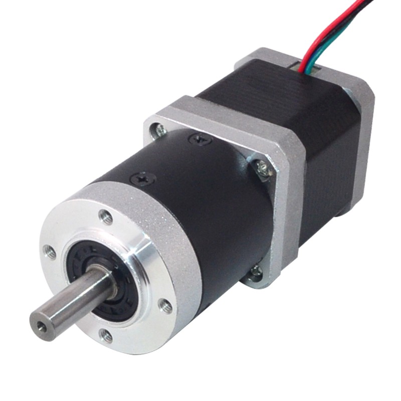 Nema 17 stappenmotor L=48mm overbrengingsverhouding 20:1 hoge precisie planetaire versnellingsbak