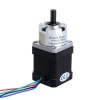 Nema 17 stappenmotor bipolair L=48mm w/versnelling 5:1 planetaire tandwielkast