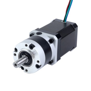 Nema 17 Stappenmotor bipolair L=60mm w/ met planetaire versnellingsbak MG-serie overbrengingsverhouding 5:1