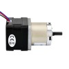 Nema 17 stappenmotor bipolair L=33mm met tandwielverhouding 27:1 planetaire tandwielkast