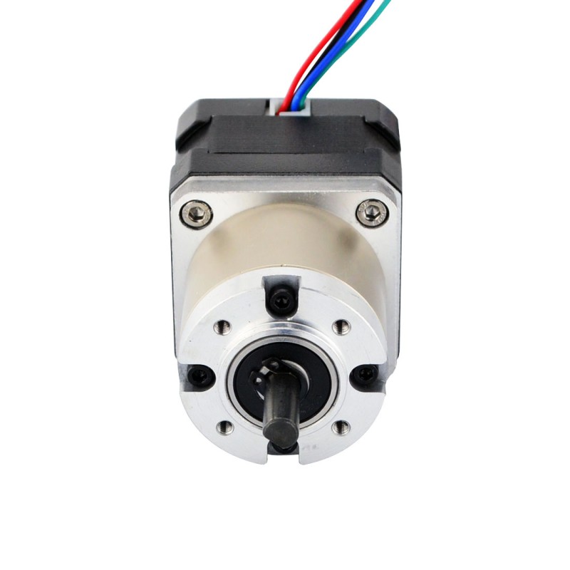 Nema 17 stappenmotor bipolair L=33mm met tandwielverhouding 27:1 planetaire tandwielkast