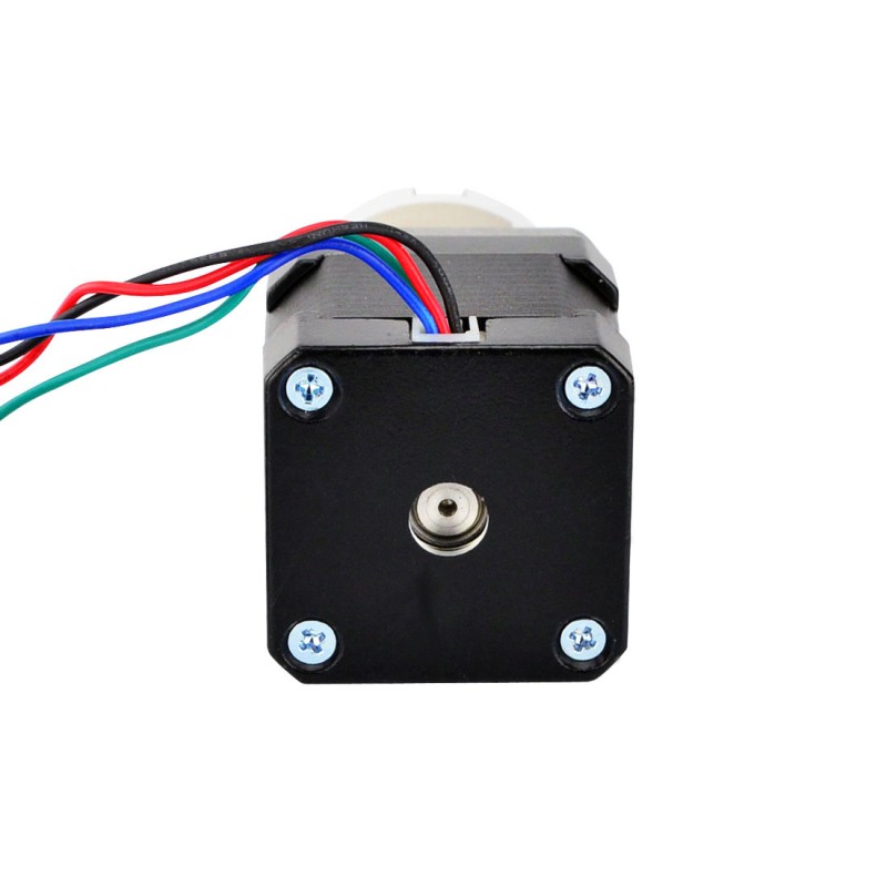 Nema 17 stappenmotor bipolair L=38mm met tandwielverhouding 5:1 planetaire tandwielkast