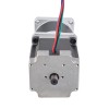 Nema 23 dubbele as stappenmotor L=56mm overbrengingsverhouding 50:1 hoge precisie planetaire versnellingsbak 9,5 mm lengte achteras