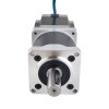 Nema 23 dubbele as stappenmotor L=56mm overbrengingsverhouding 50:1 hoge precisie planetaire versnellingsbak 9,5 mm lengte achteras