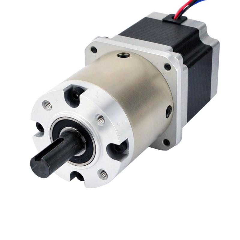 Nema 23 stappenmotor bipolair L=56mm w/versnelling 15:1 planetaire tandwielkast