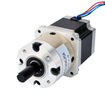 Nema 23 stappenmotor bipolair L=56mm met tandwielverhouding 4:1 planetaire tandwielkast